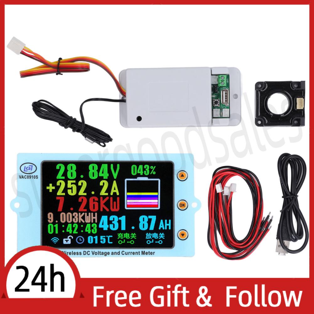 Supergoodsales Digital Voltmeter Ammeter Volt Gauge With Color Screen