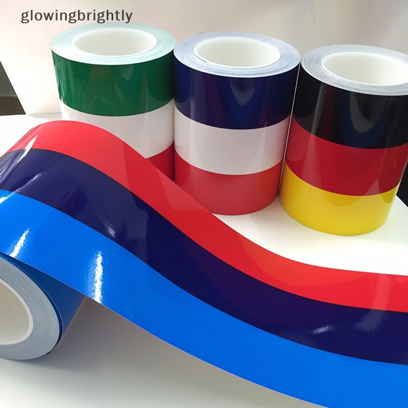 [glowingbrightly] Diy Untuk BMW Bendera Auto Waist Line Hood Sicker Decal Stiker Mobil 1M TFX