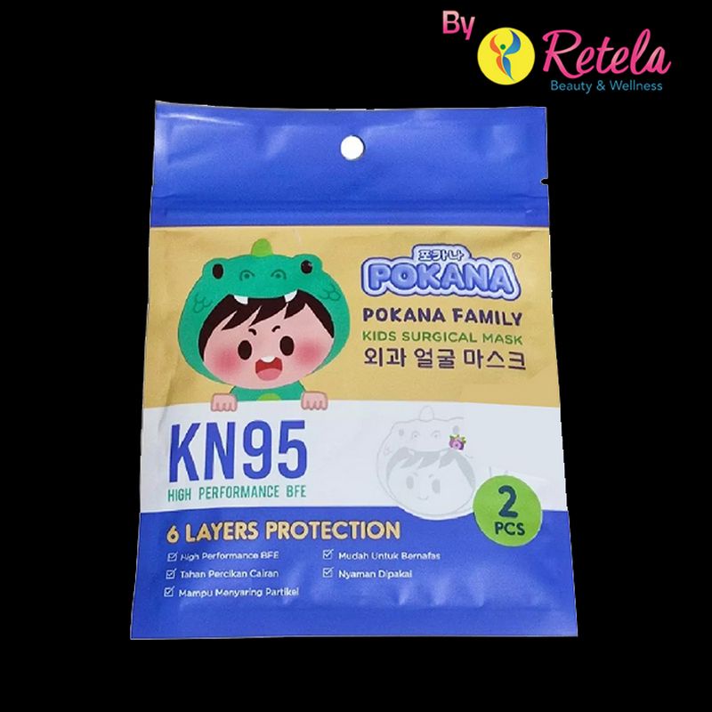 Pokana Kn95 Kids Mask 2 Pcs