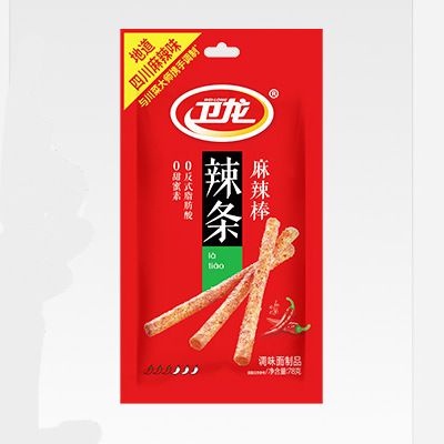

Iva Weilong Latiao Da La Bang Batang Spicy Tofu Gluten Snack Vegetarian