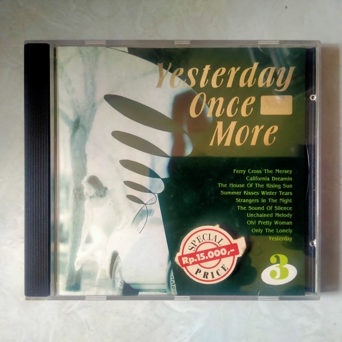 CD KOMPILASI YESTERDAY ONCE MORE 3 ROY ORBISON NEIL SEDAKA SUMON GARFU