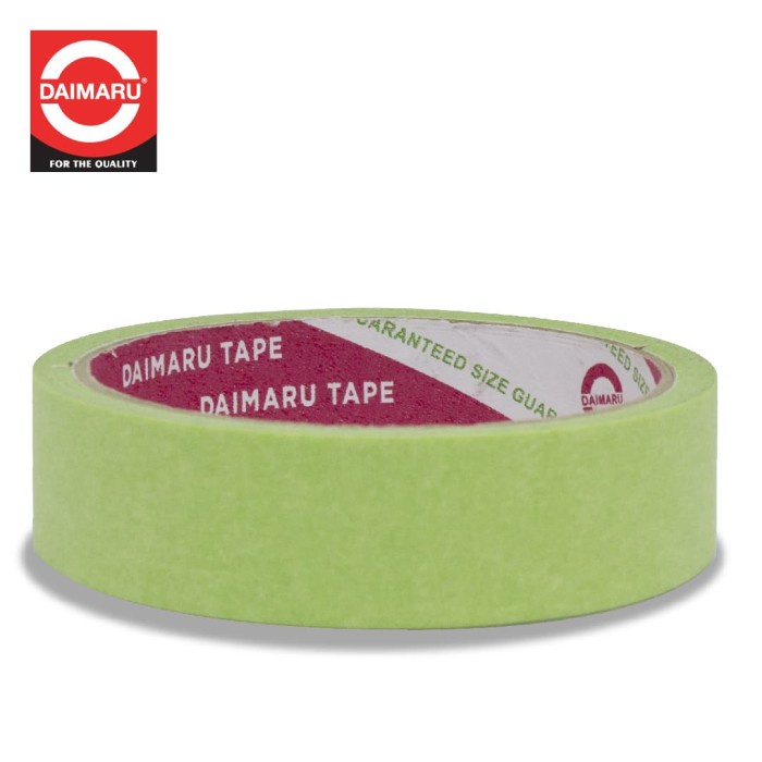 

Isi 6pcs Daimaru Washi Masking Tape Lakban Kertas Warna Hijau 24 MM