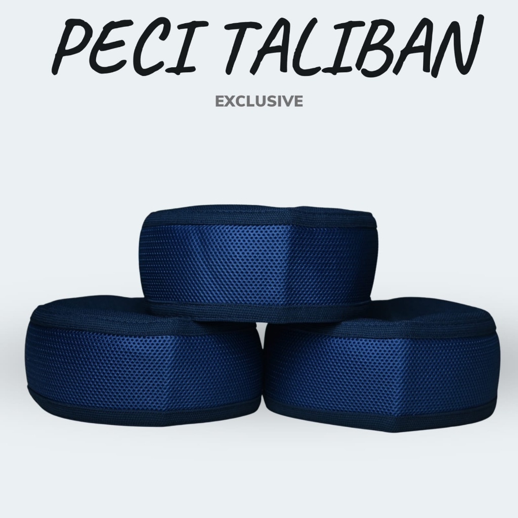 peci kopiah taliban warna biru dongker mix biru motif kali harga terjangkau kualitas bagus aneka war