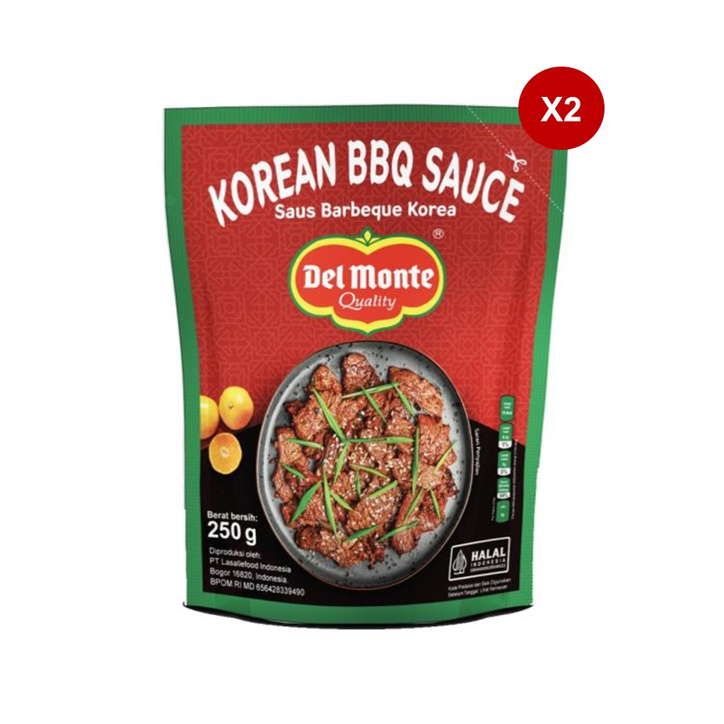 

Delmonte Korean Barbeque 250 gr x2