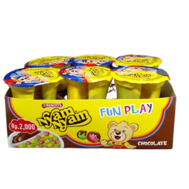 

Nyam Nyam Fun Play 1 pack isi 12 Cup ORIGINAL