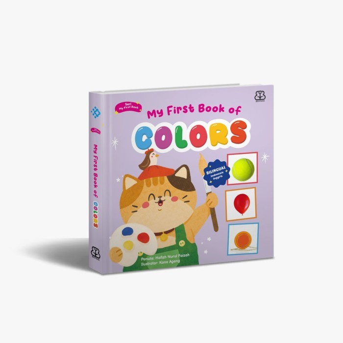 Buku My First Book of Colors Boardbook Bilingual Bentang Kids Original