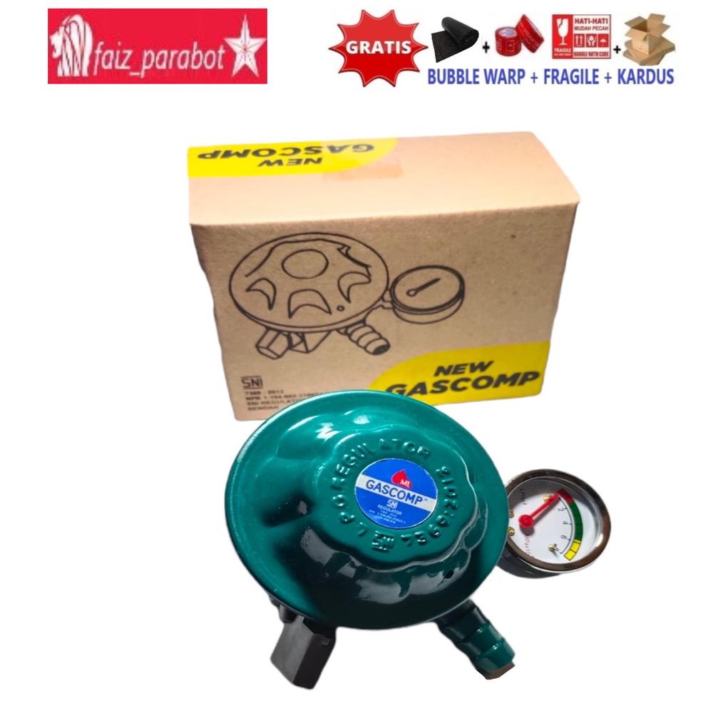 GASCOMP - Regulator Gas LPG KEPALA REGULATOR GAS LPG ANTI BOCOR