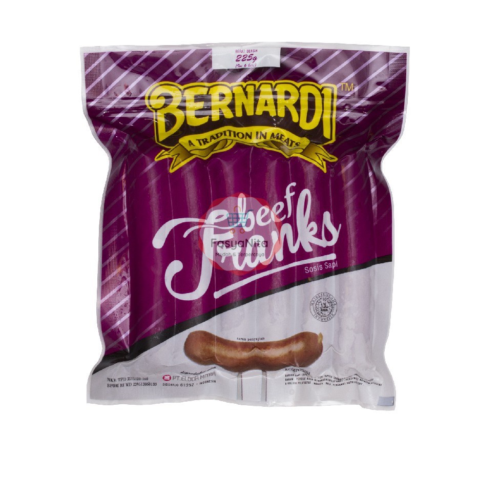 

Bernardi Beef Frank 6 Pcs