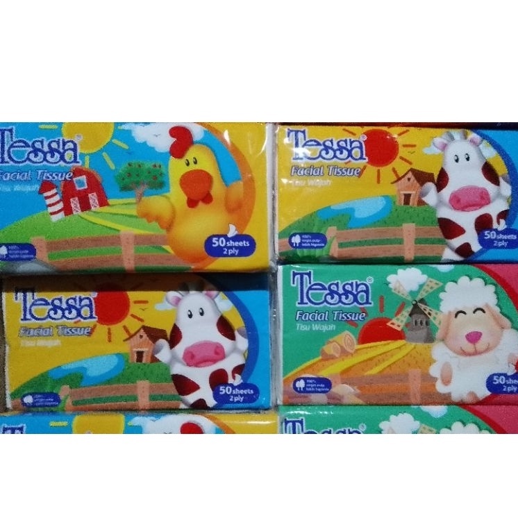 TESSA Tisu Tessa Tisu Wajah 50 Sheets ORIGINAL