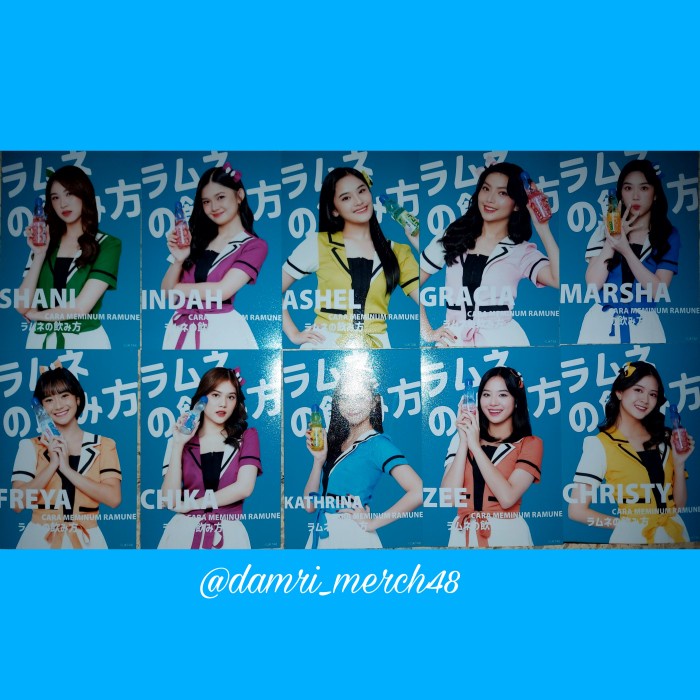 PHOTOPACK EDISI SETLIST RAMUNE ZEE,SHANI,CHRISTY,CHIKA,ASHEL,MARSHA - CHIKA
