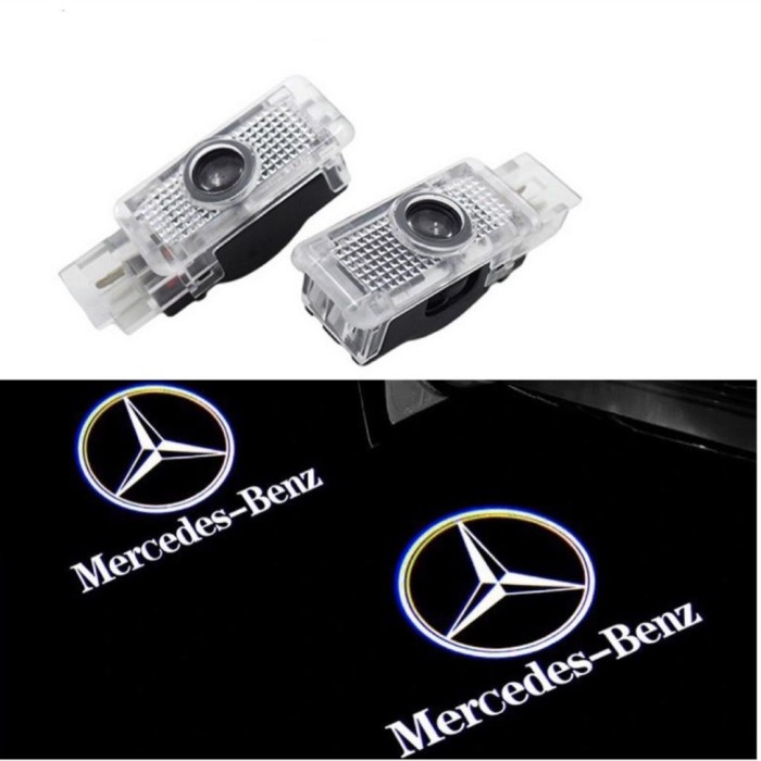Led Car Door Lampu Pintu Mobil Led Logo MercedesBenz W203 SLK R171/172