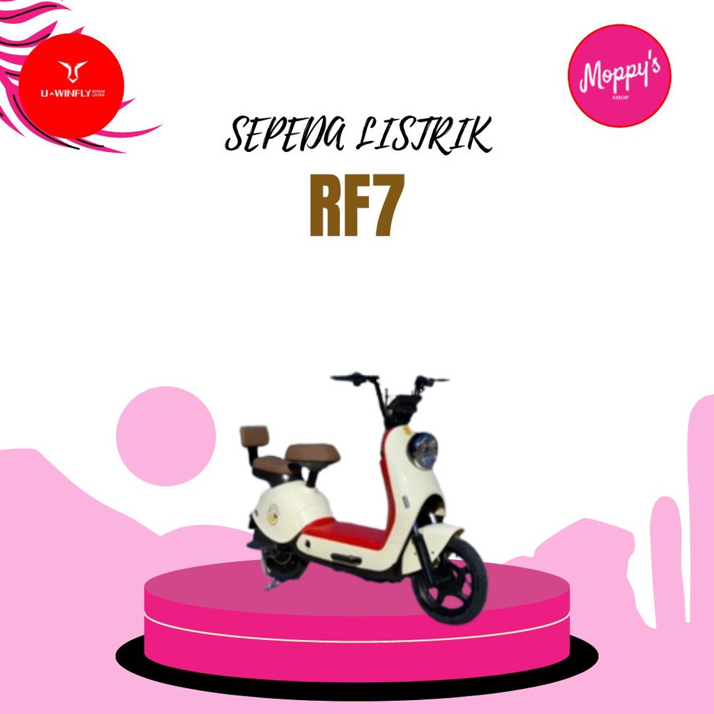 SEPEDA LISTRIK RF 7 RF7 REDFISH 7 REDFISH7 UWINFLY
