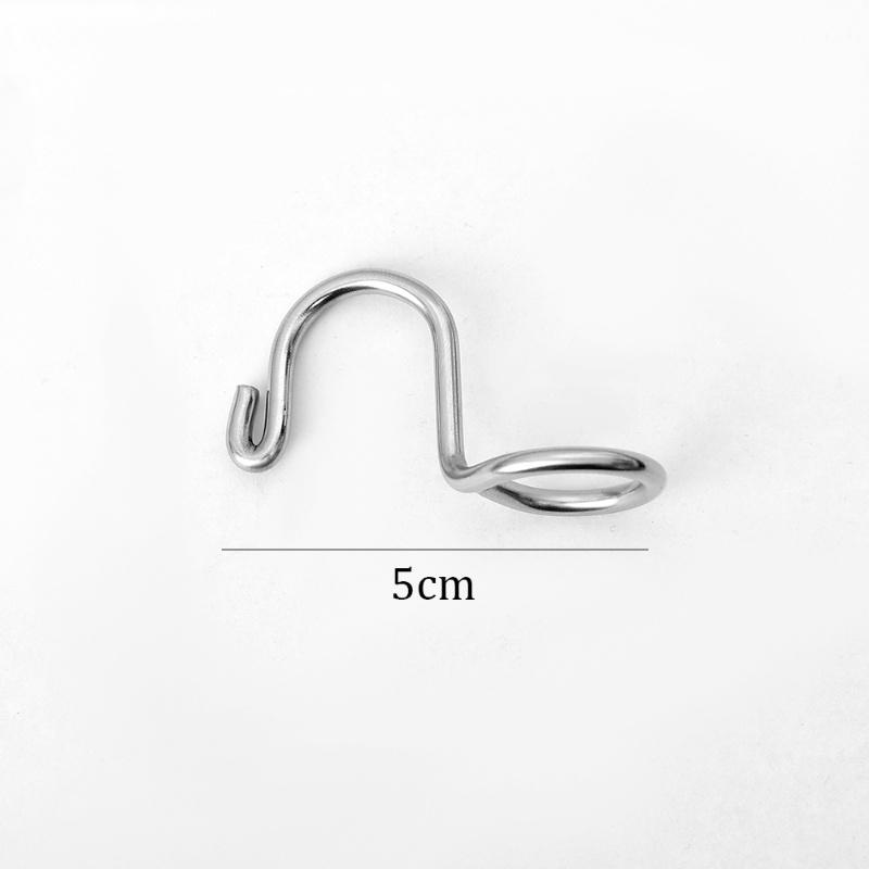 1pc Hook Sambungan Gantungan Simple Stainless Steel/Rak Gantung Baju Bearing Beban Kuat/Kait Cascading Hemat Ruang Lemari