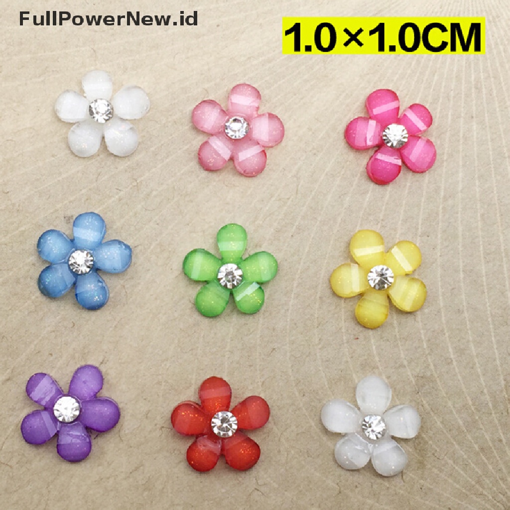 Power NEW DIY 20pcs 10mm resin Bunga flatback Scrapbooking Untuk Telepon/Pernikahan Kerajinan ID