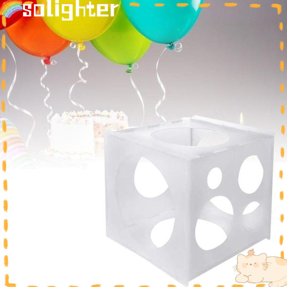 Solighter Balloon Sizer Box Hot Alat Ukur Ulang Tahun Pernikahan