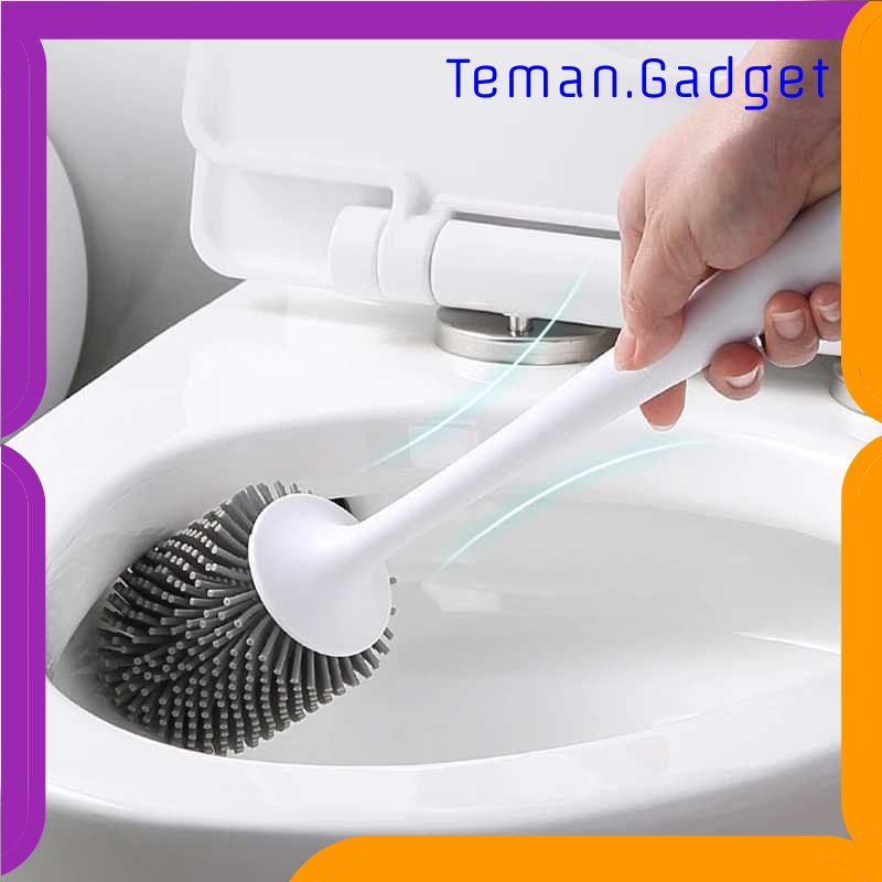 TG - ART Ecoco Sikat Toilet WC Silicone Brush Wall Mounted - E2023