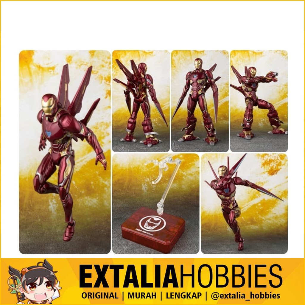 SHF FIGUARTS IRON MAN MARK 50 NANO WEAPON SET BANDAI ORIGINAL