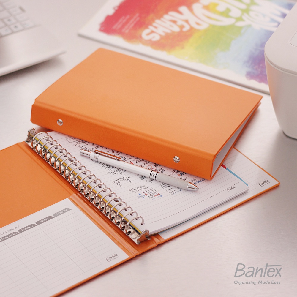 

Bantex Binder Polos A5 20 Ring Mango Multiring Binder