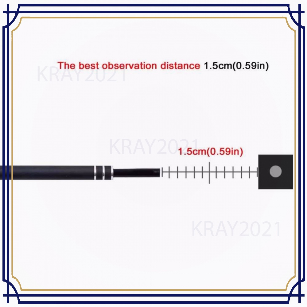 Kamera Endoskopi Pembersih Telinga HD Endoscope USB 2.0 MP - EU-0