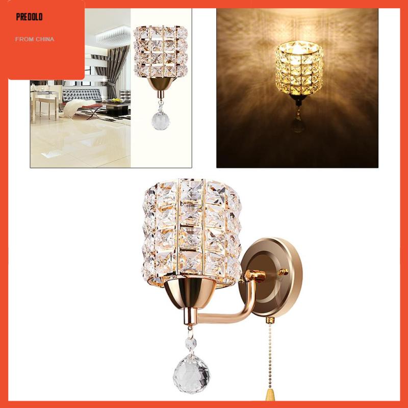 [Predolo] Lampu Dinding Kaca Sconces Cahaya Fiting E27