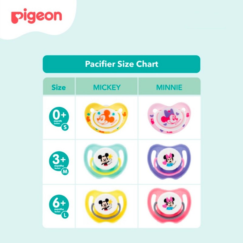 Pigeon Disney Pacifier FunFriends Empeng Bayi Mickey / Minnie - Size S