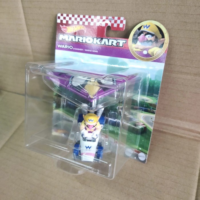 Hotwheels Mario Kart Wario B Dasher Wario Wing