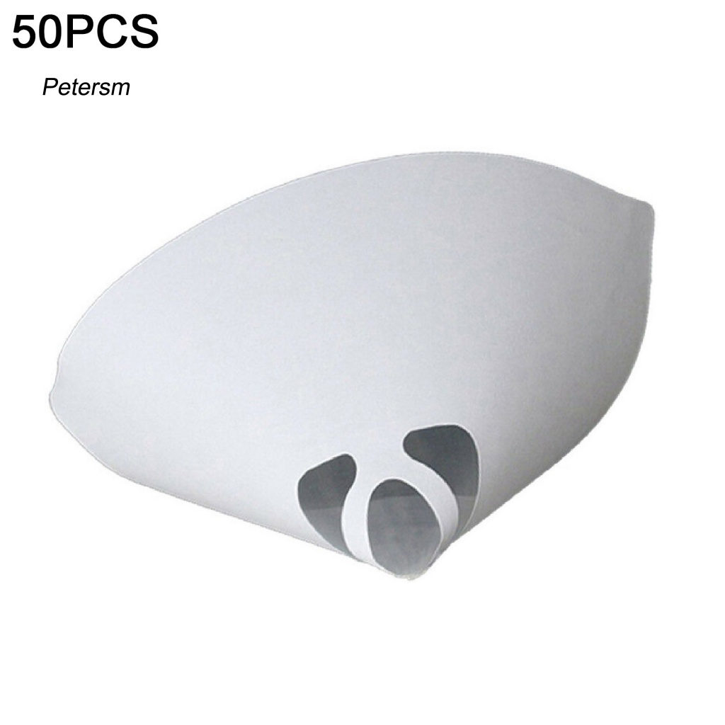 Pp 50Pcs Filter Cat Putih Untuk Furniture Saringan Cat Nylon Putih Pengerjaan Halus