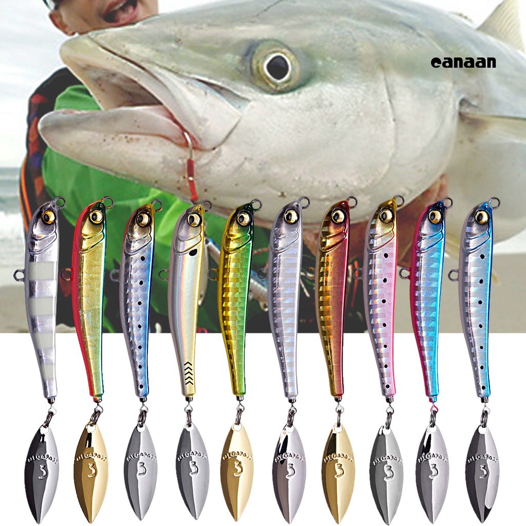 Cnn-62mm 30g Tengger Umpan 3D Mata Pengerjaan Halus Simulasi Universal Warna Cerah Anti-Dampak Multifungsi Bergaris Bass Umpan Palsu Untuk Air Asin