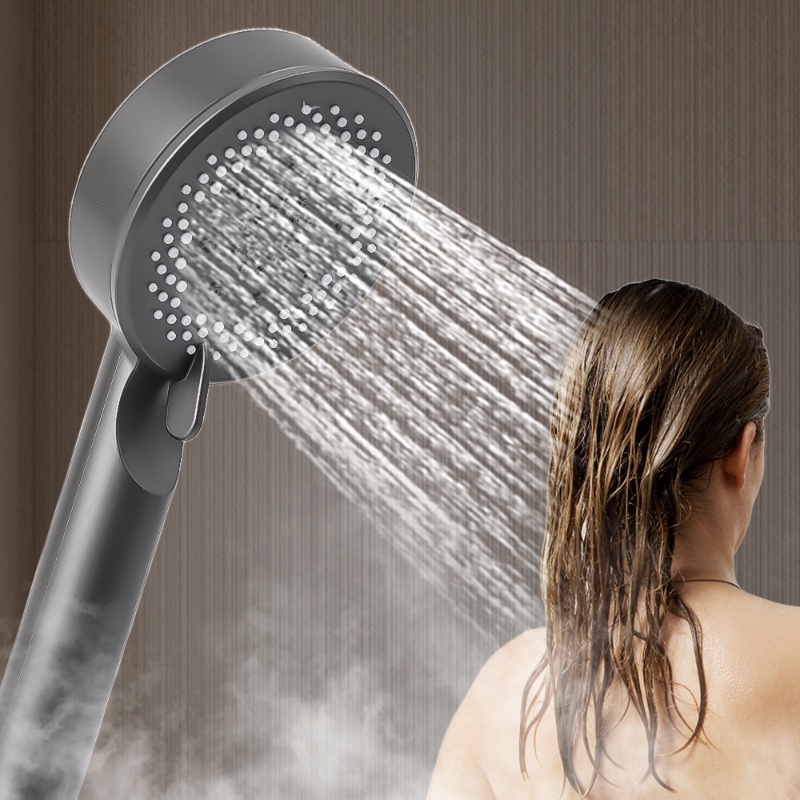 Kepala Shower Tekanan Tinggi 5gear/Showerhead Outflow Air Kuat/Shower Nozzle Ramah Lingkungan Hemat Air Genggam