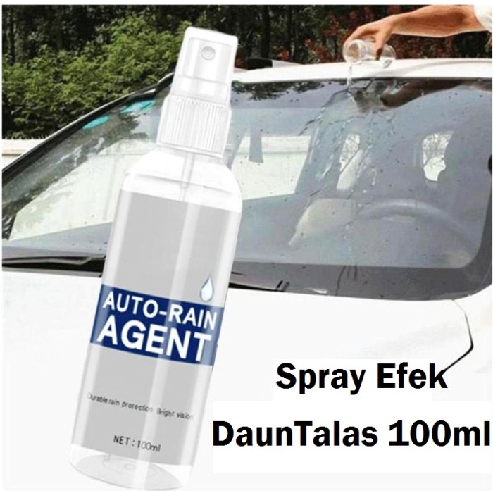 SPRAY EFEK DAUN TALAS anti embun kaca mobil motor helm hydrophobic anti air fog