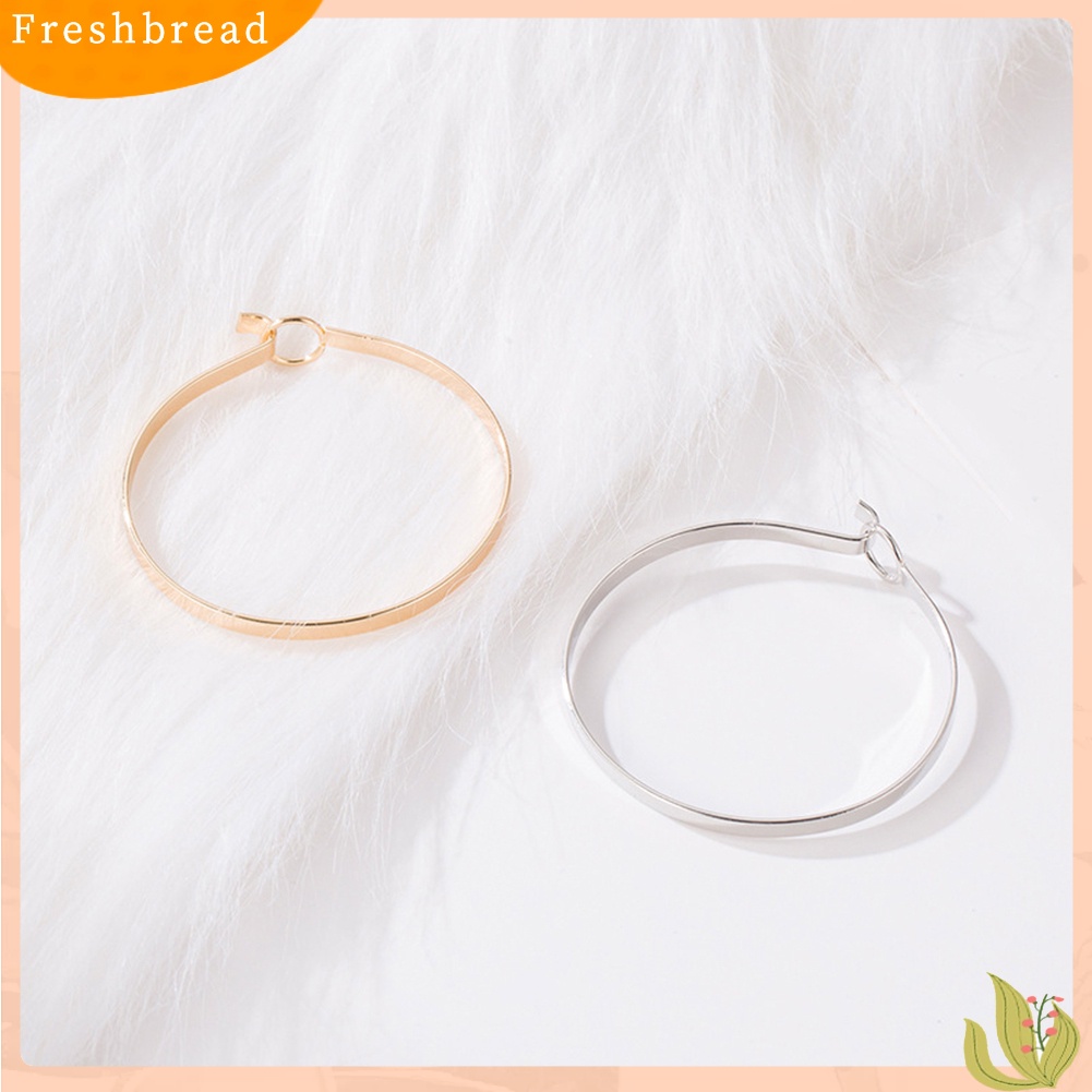 &lt; Freshbread &gt; Fashion Sederhana Wanita Berongga Lingkaran Terbuka Gelang Bangle Perhiasan Pergelangan Tangan Dekorasi Hadiah