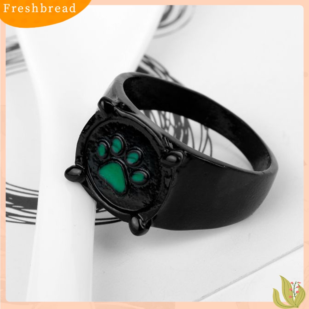 &lt; Freshbread &gt; Cincin Unisex Cosplay Anime Cats Dog Anime Paw Ring Aksesori Fashion Untuk Hadiah