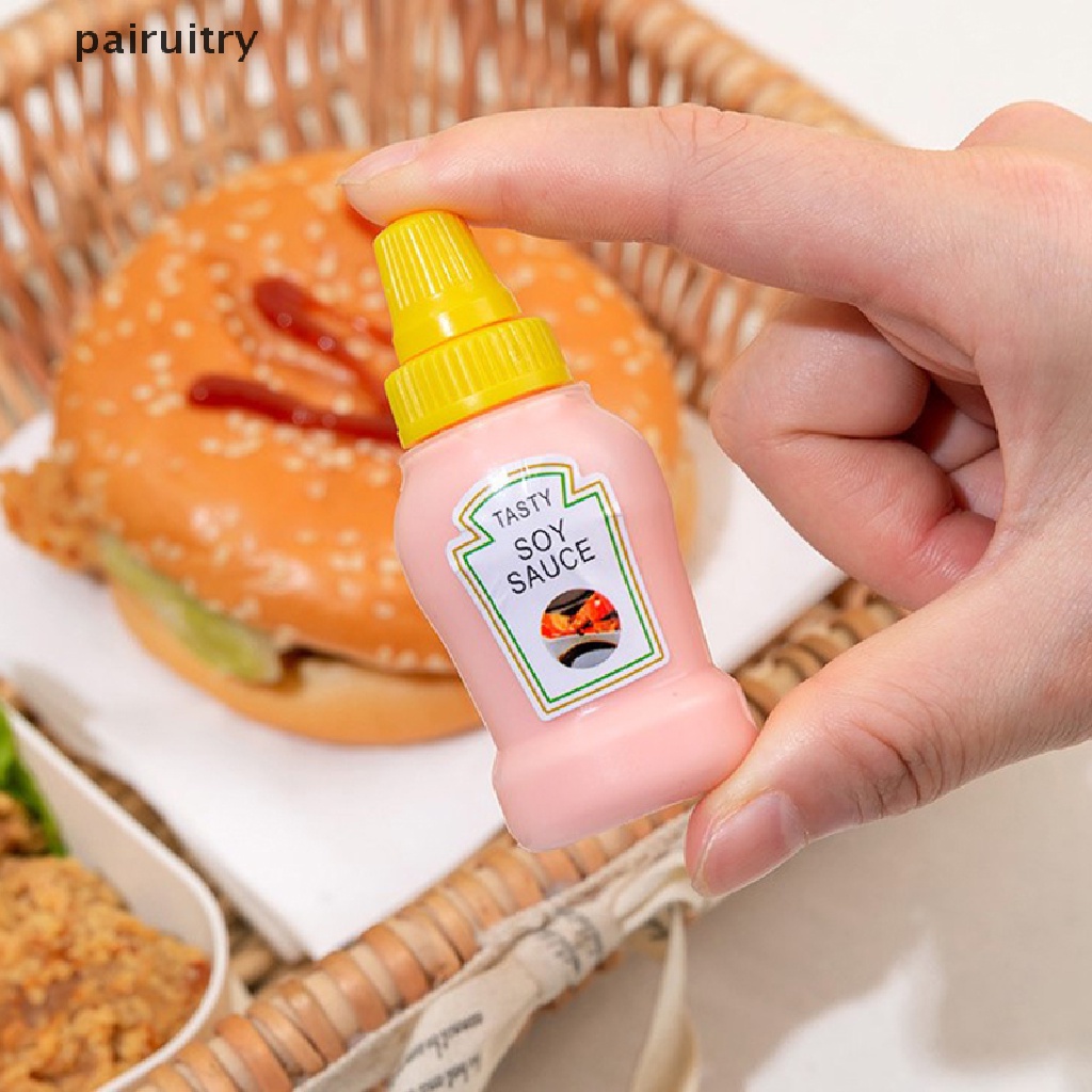 Prt 3PCS/2PCS Botol Saus Bumbu Mini Portable Wadah Saus Salad Kecap PRT