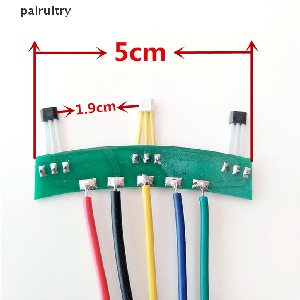 Prt 2-roda Kendaraan Listrik Sensor Aula Motor Dengan Kabel Papan 213sensor Aula Motor 60derajat Untuk Elemen E-Bike PRT