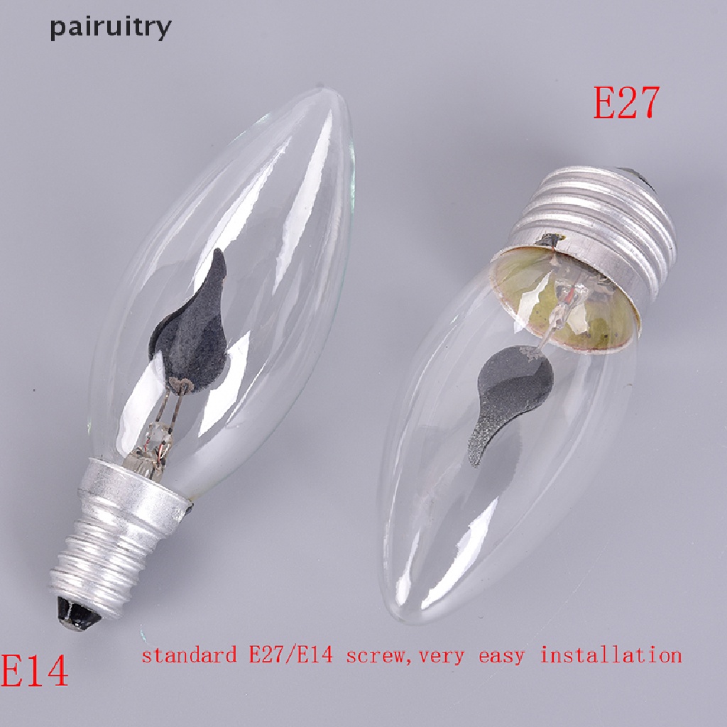 Prt E27 E14 Lampu Bakar LED Efek Api Nyala Hias Flame Lamp Bohlam PRT