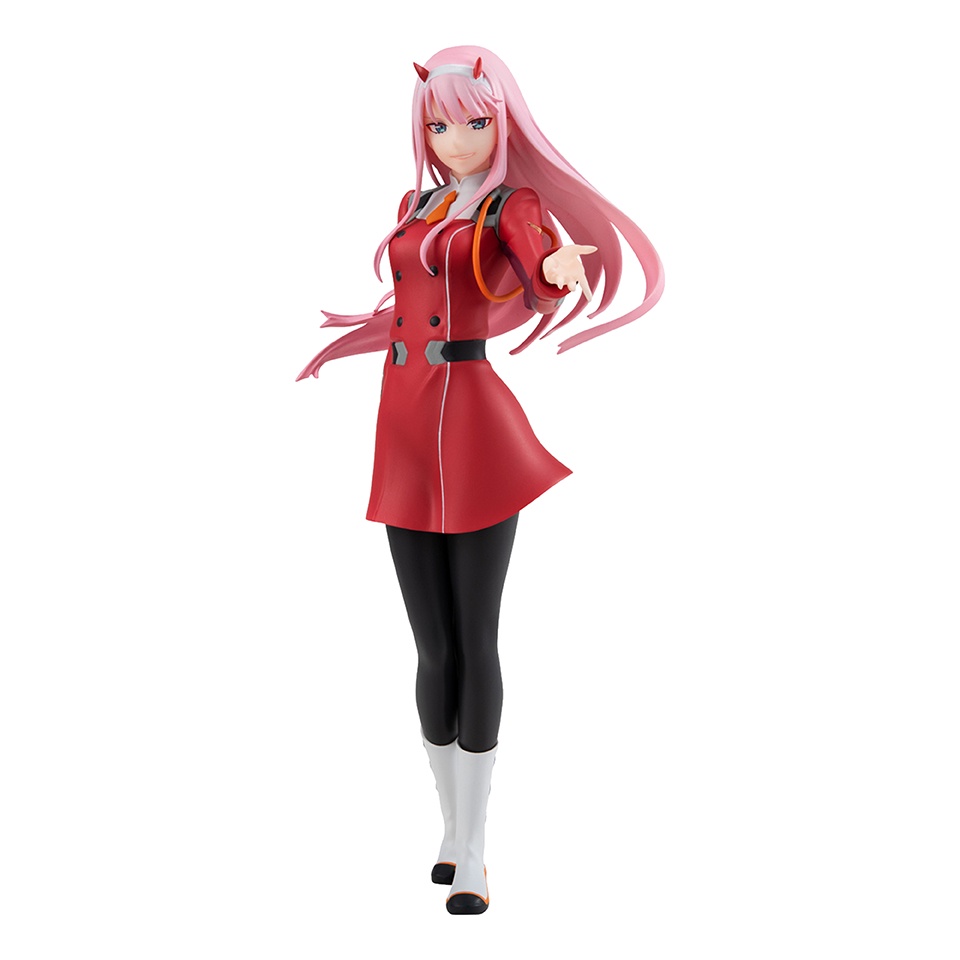 New Darling in the FRANXX Zero Two Uniform Standing Girl18cm Action Figure Collection Model Boneka Mainan Anak Dewasa