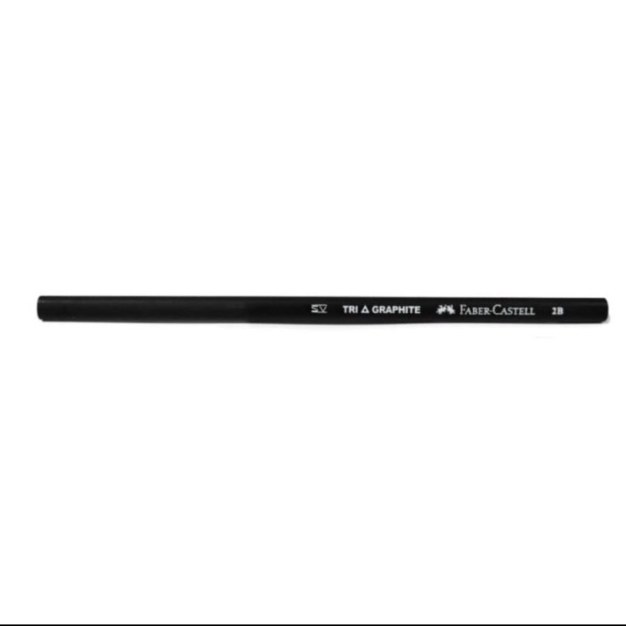 Pensil 2b Faber Castell FaberCastell Tri Graphite black