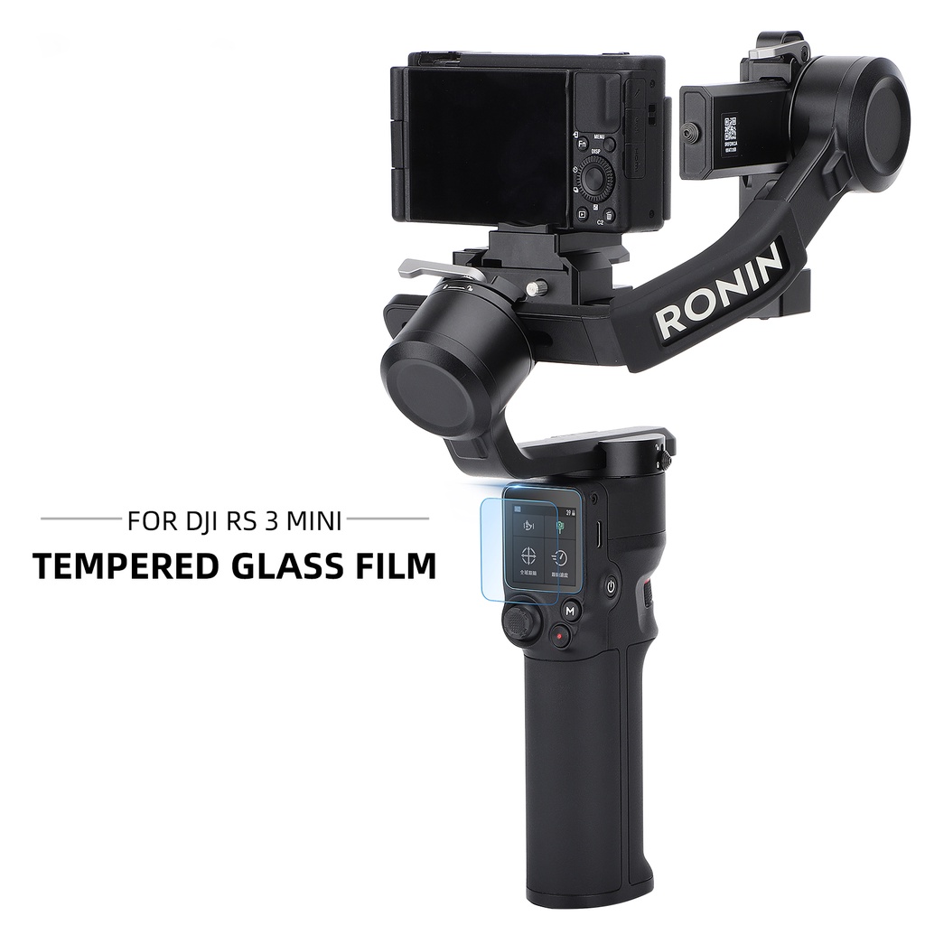 1pc Film Dikeraskan Anti Gores Untuk DJI Ronin Rs3 Mini HD Pelindung Layar Jernih Anti-Fingerprint Guard Tempered Glass Film Touch Screen Protection