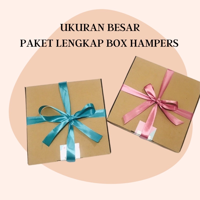 

(BESAR) Box Hampers/ Box Hadiah/ Kotak Hadiah/ Box Lebaran/ Box Gift/ Box Natal