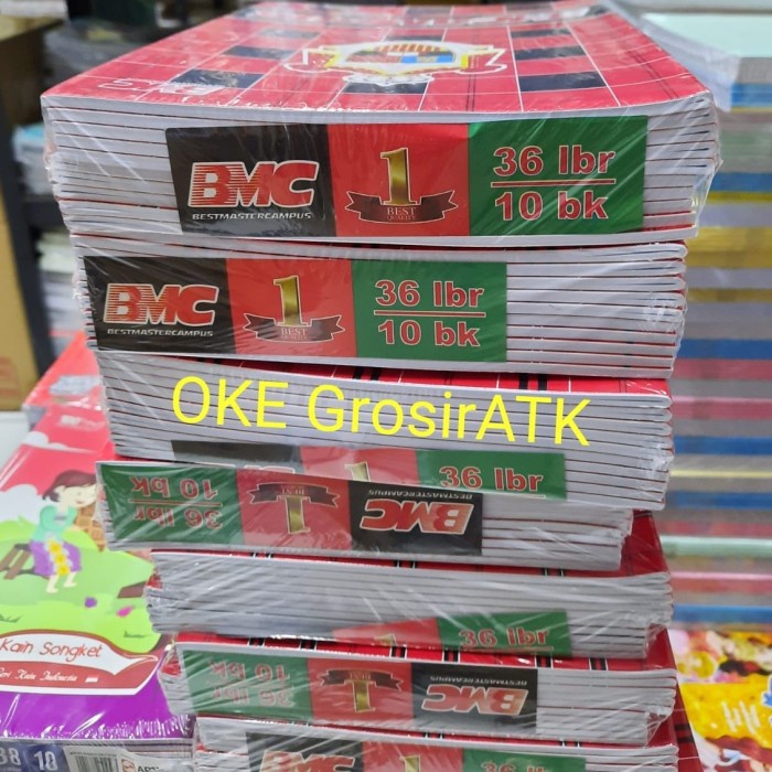 

Buku Tulis BMC Campus 36 lembar