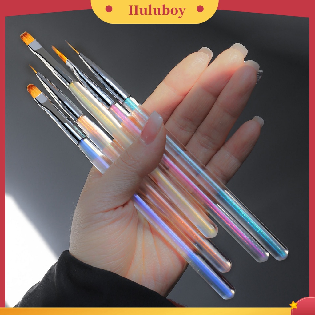 {In Stock} Pena Nail Art Bulu Lembut Fashion Manicure Tools Kuas Lukisan Ekstensi Kuku Akrilik Untuk Wanita