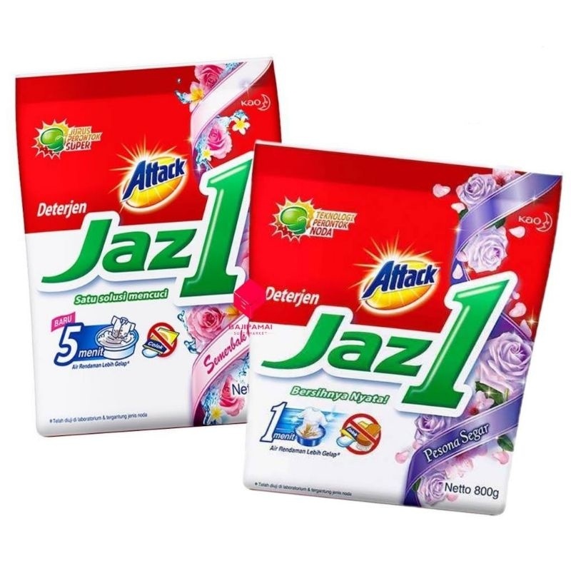 Jaz1 Kao Attack Deterjen Powder 250gr