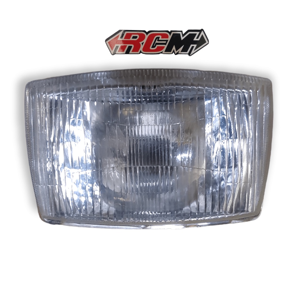 HEADLIGHT HEADLAMP HEAD LAMP MICA MIKA KACA LENS LENSA REFLECTOR REFLEKTOR DEPAN UTAMA ONLY SUZUKI RC-80 RC80 RC 80 100 RC-100 RC100 TANPA LAMPU BEST QUALITY BAHAN TEBAL JAMINAN KUALITAS