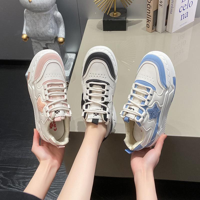 CANIKOREA &quot;Free Box&quot; Yuri Sepatu Sneakers Terbaru Wanita Kasual Fashion Import Korea 9200