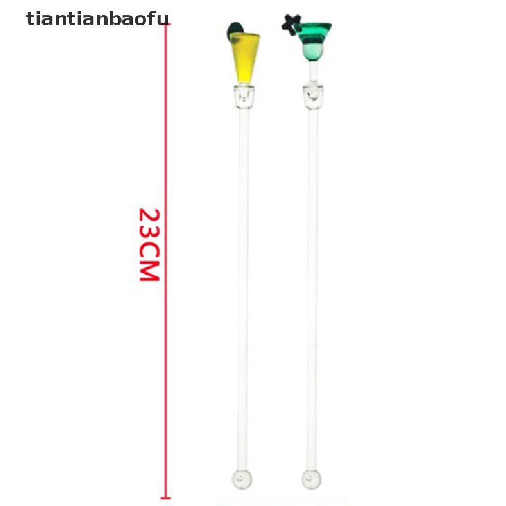 [tiantianbaofu] 10 Pcs 23 cm Pengadukan Akrilik Dapur Jus Pesta Cocktail Minuman Mixer Stick Butik