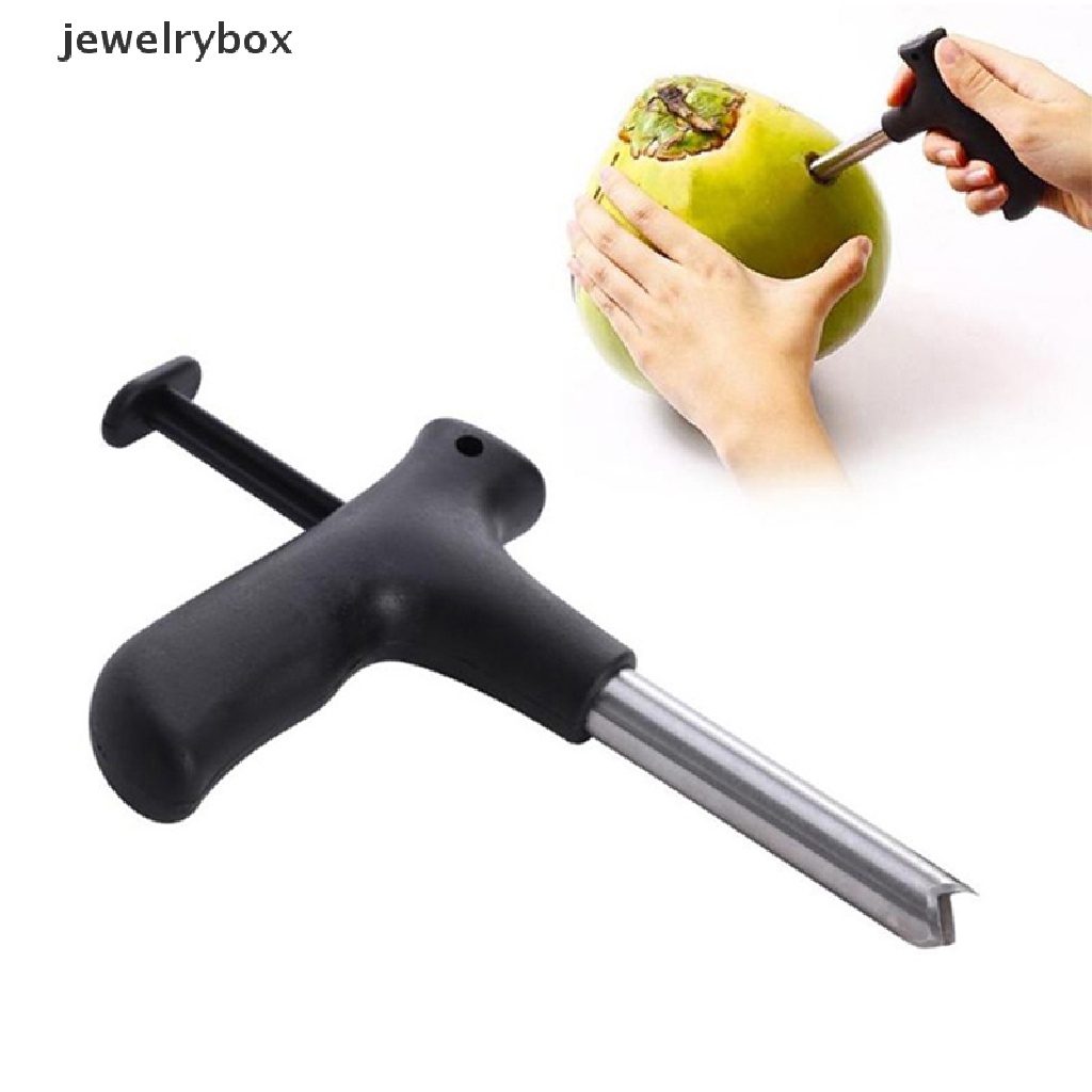 [jewelrybox] The Coconut Opener Tool Black Open Hole Cut Alat Pembuka Buah Gadget Dapur Butik