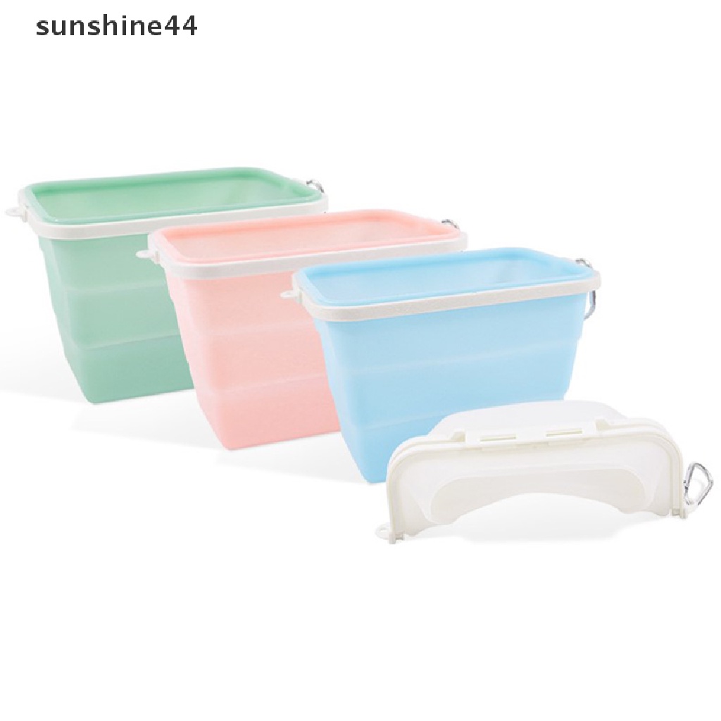 Sunshine 1500ml Fresh Keeping Silicone Bag Silicone Tas Makanan Lipat Tas Penyimpanan Makanan ID