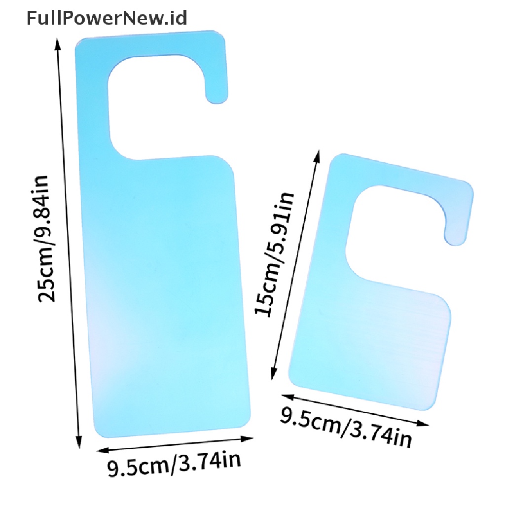 Power Aurora Papan Display Nail Art Transparan Akrilik Pajangan Sample Kuku Palsu ID