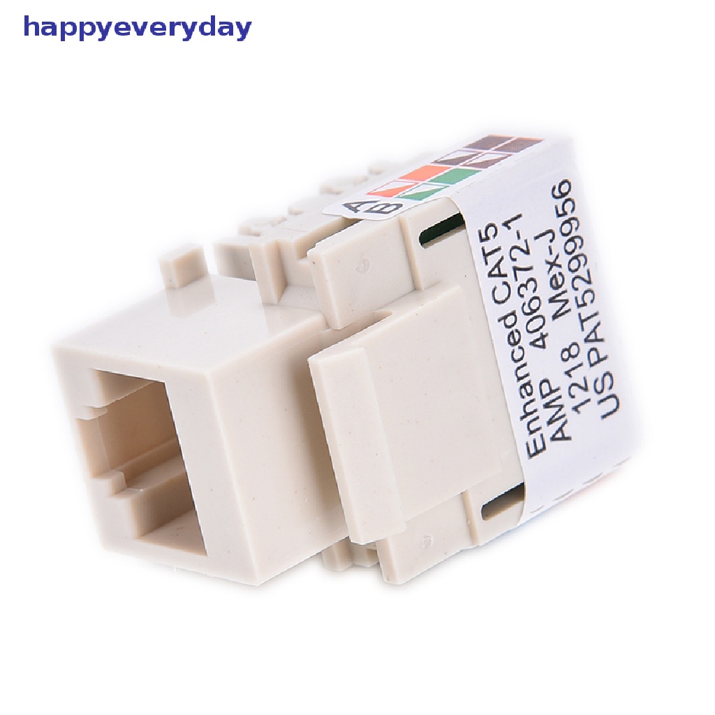 [Selamat] Cat5 RJ45 Punch Down Keystone Jack CAT5 Jaringan Eterna RJ45 Putih Lot  Baru CAT5 RJ45 Punch Down Keystone Jack CAT5 Network Ethernet RJ45 Putih Lot  Hot Cat5 RJ45 Pukul