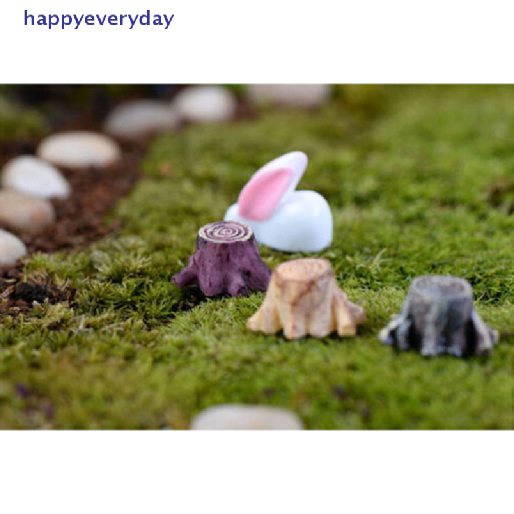 [happy] Ornamen Miniatur Pohon Buntung Rumah Boneka Terbaru Kerajinan Peri Dekorasi Taman [ID]